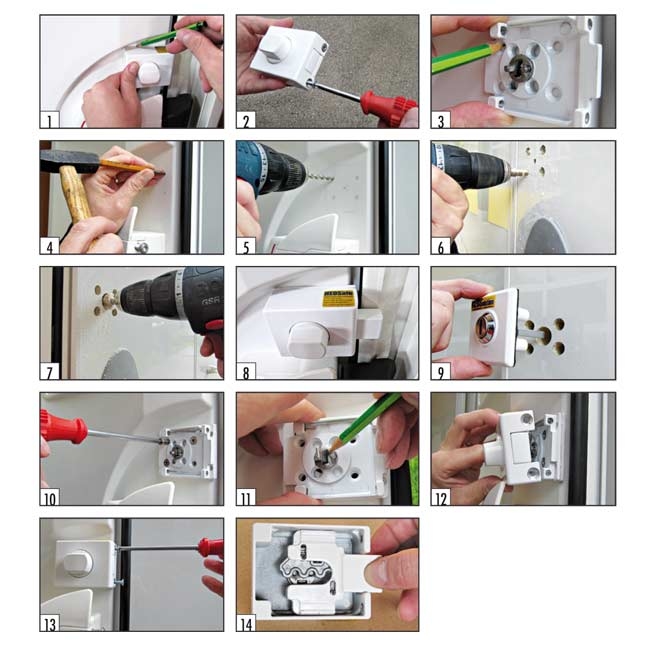 HEOSolution bijzet slot(en) voor Camper Van en Bedrijfswagens - Afbeelding 4