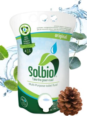 Solbio 1,6 Liter Toiletvloeistof – Duurzame Geurcontrole voor Chemisch Toilet
